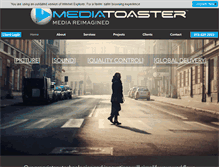 Tablet Screenshot of mediatoaster.com
